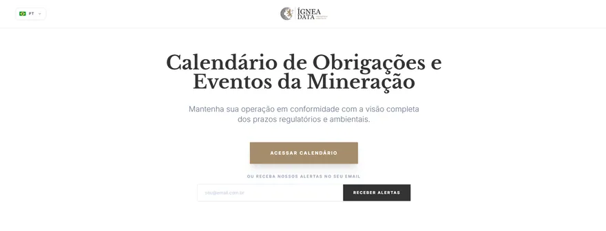 Calendário Mineral, screenshot 3